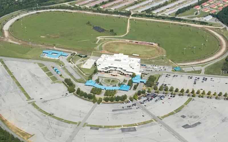 Birmingham Race Course aerial view